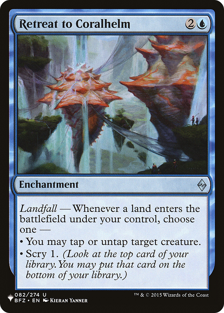 Image of Retreat to Coralhelm (LIST-BFZ-82) - The List