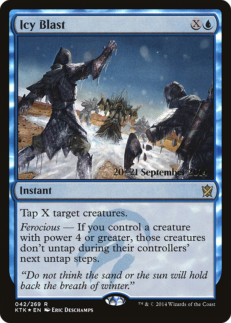 Image of Icy Blast (PRE-042) - Khans of Tarkir Promos Foil