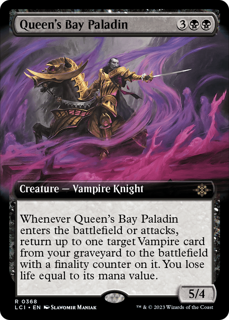 Image of Queen's Bay Paladin (Extended Art) (LCI-368) - The Lost Caverns of Ixalan: (Extended Art) Foil