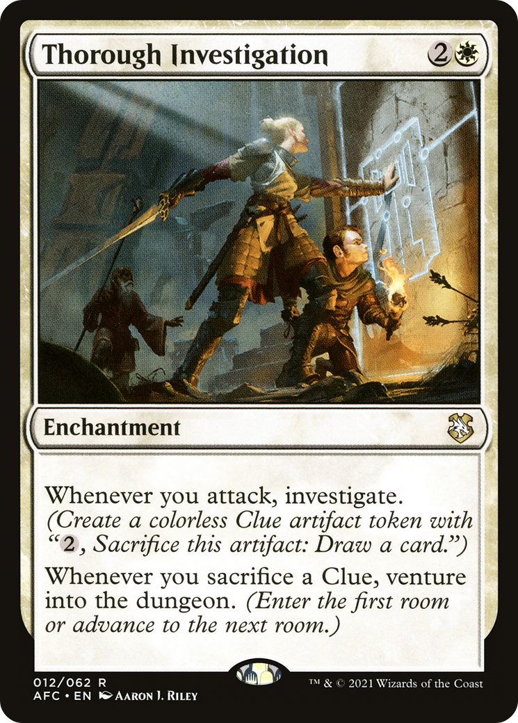 Image of Thorough Investigation (AFC-012) - Forgotten Realms Commander