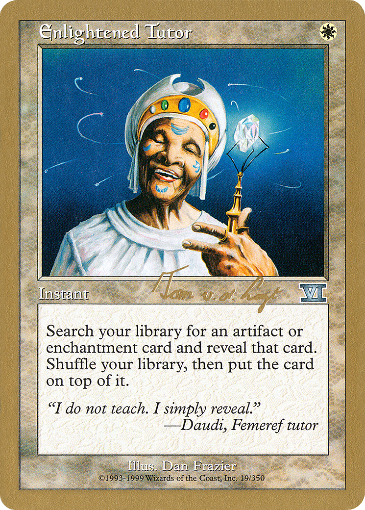 Image of Enlightened Tutor - 2000 Tom van de Logt (6ED) (WCD-) - World Championship Decks 2000