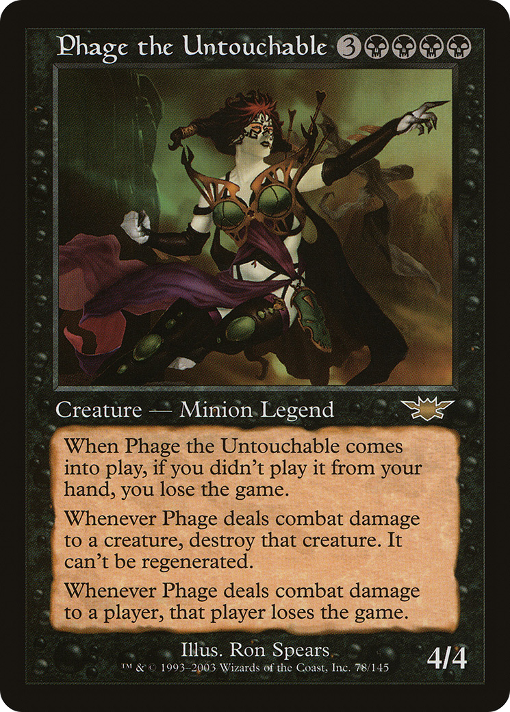 Image of Phage the Untouchable (LGN-078) - Legions