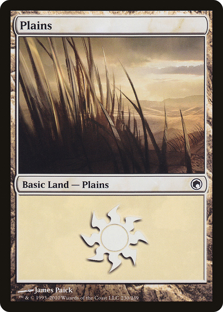Image of Plains (230) (SOM-230) - Scars of Mirrodin Foil