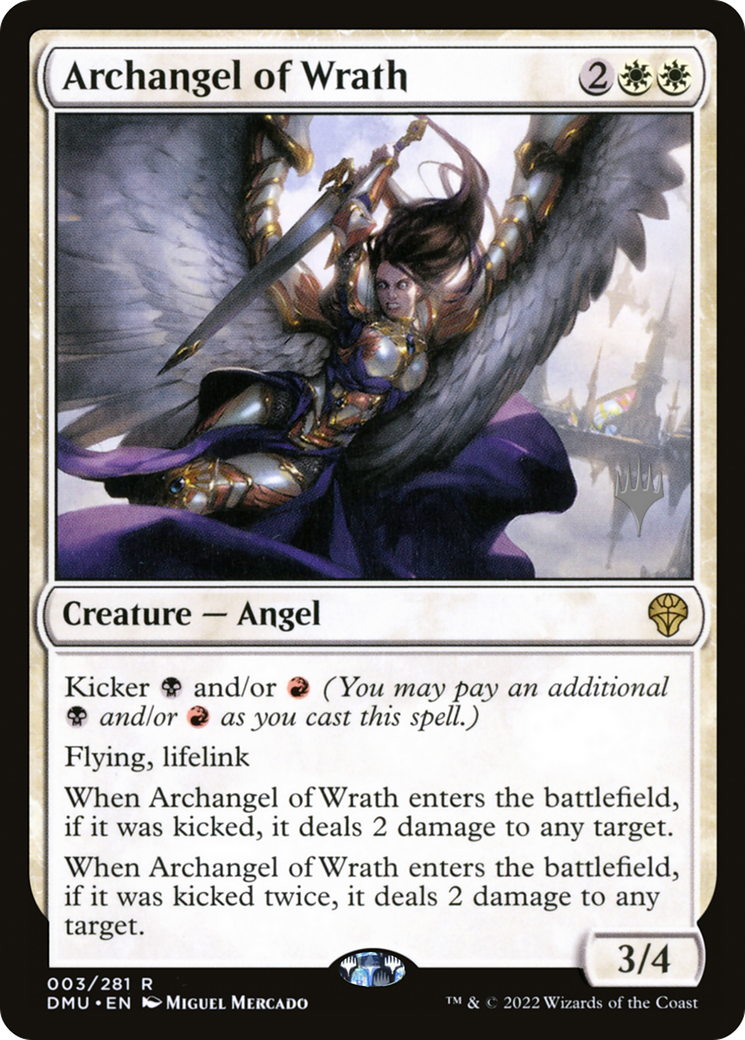 Image of Archangel of Wrath (PPDMU-003) - Dominaria United Promos Foil