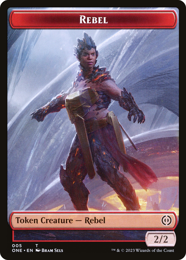 Image of Rebel (TONE-005) - Phyrexia: All Will Be One Tokens