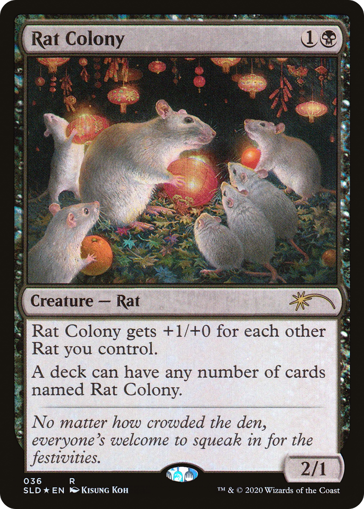 Image of Rat Colony (SLD-036) - Secret Lair Drop Foil