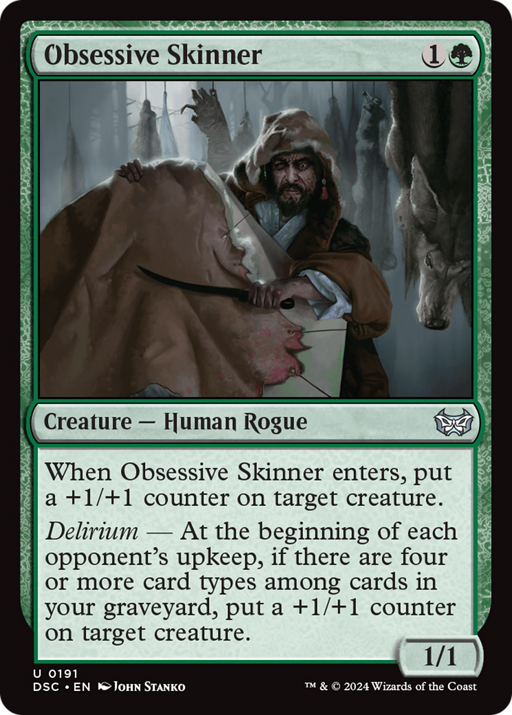 Image of Obsessive Skinner (DSC-191) - Duskmourn: House of Horror Commander