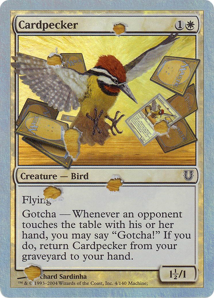 Image of Cardpecker (Alternate Foil) (UNH-004) - Unhinged Foil