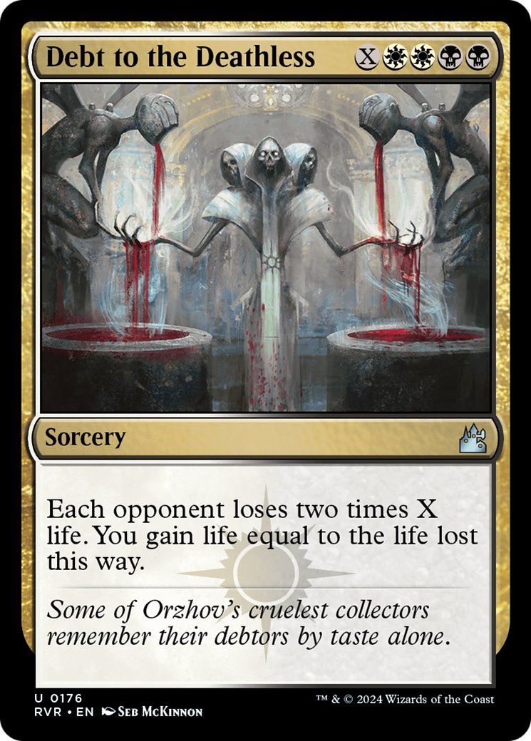 Image of Debt to the Deathless (RVR-176) - Ravnica Remastered Foil
