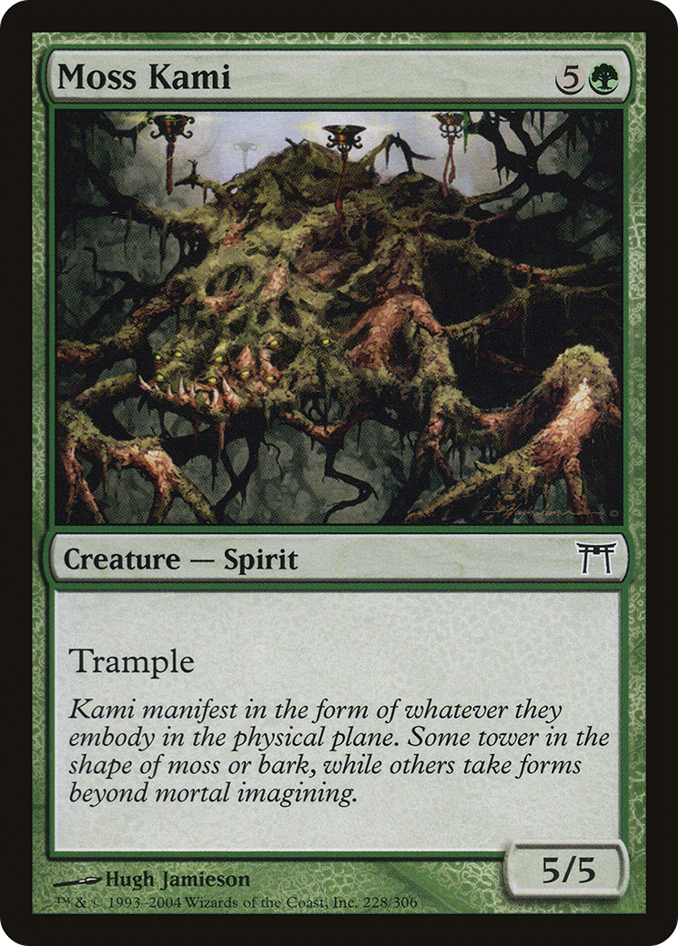 Image of Moss Kami (CHK-228) - Champions of Kamigawa