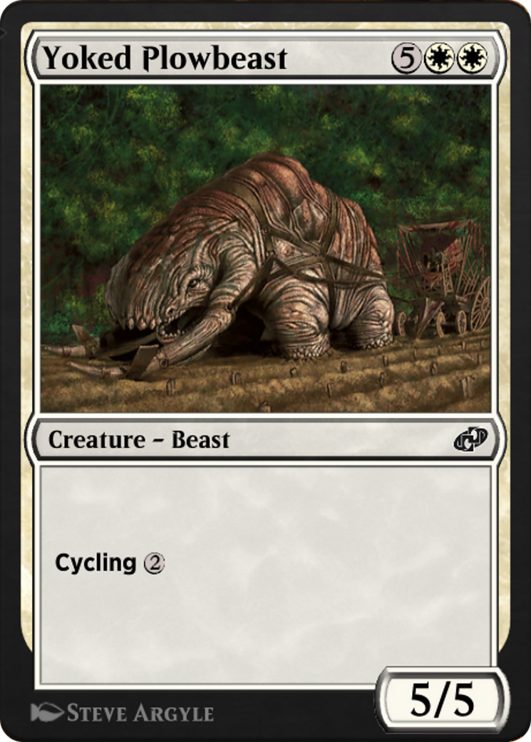 Image of Yoked Plowbeast (J21-160) - Jumpstart: Historic Horizons