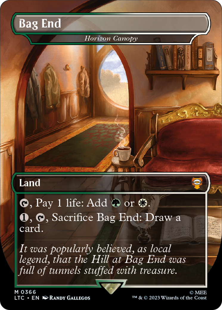 Image of Bag End - Horizon Canopy (LTC-366) - Tales of Middle-earth Commander / Bag End (Borderless) Foil