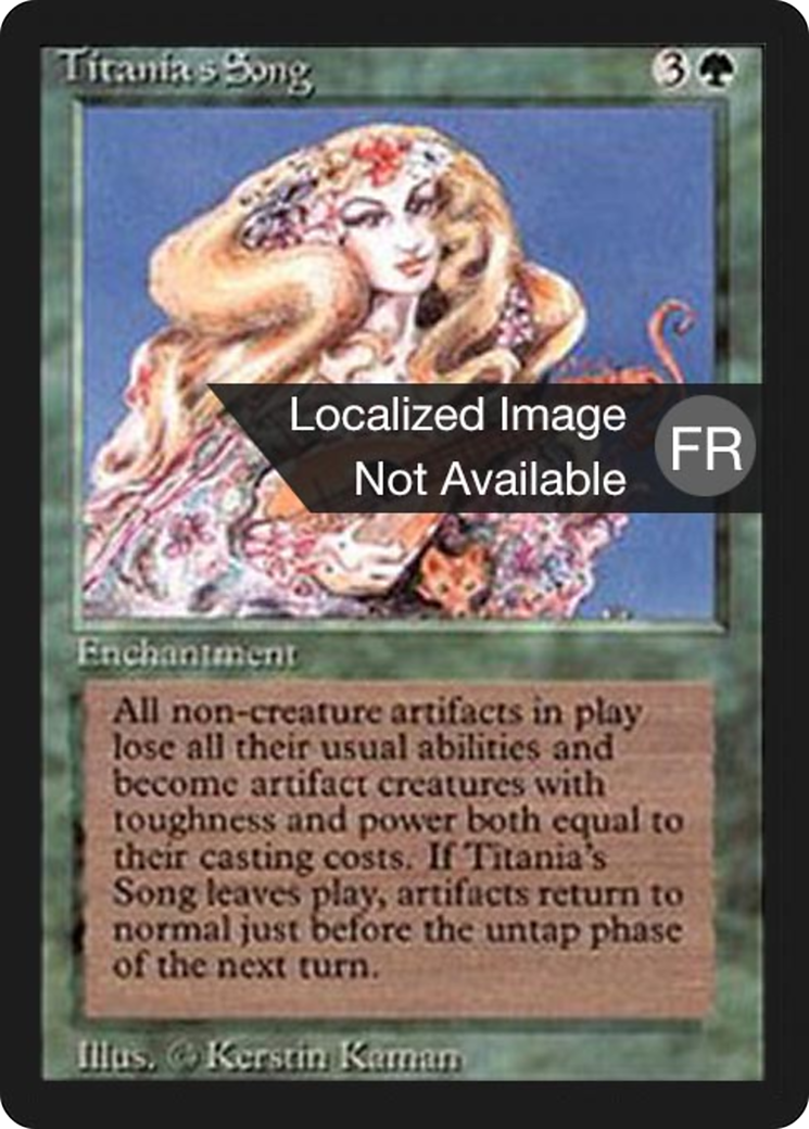Image of Titania's Song (FBB-) - Foreign Black Border