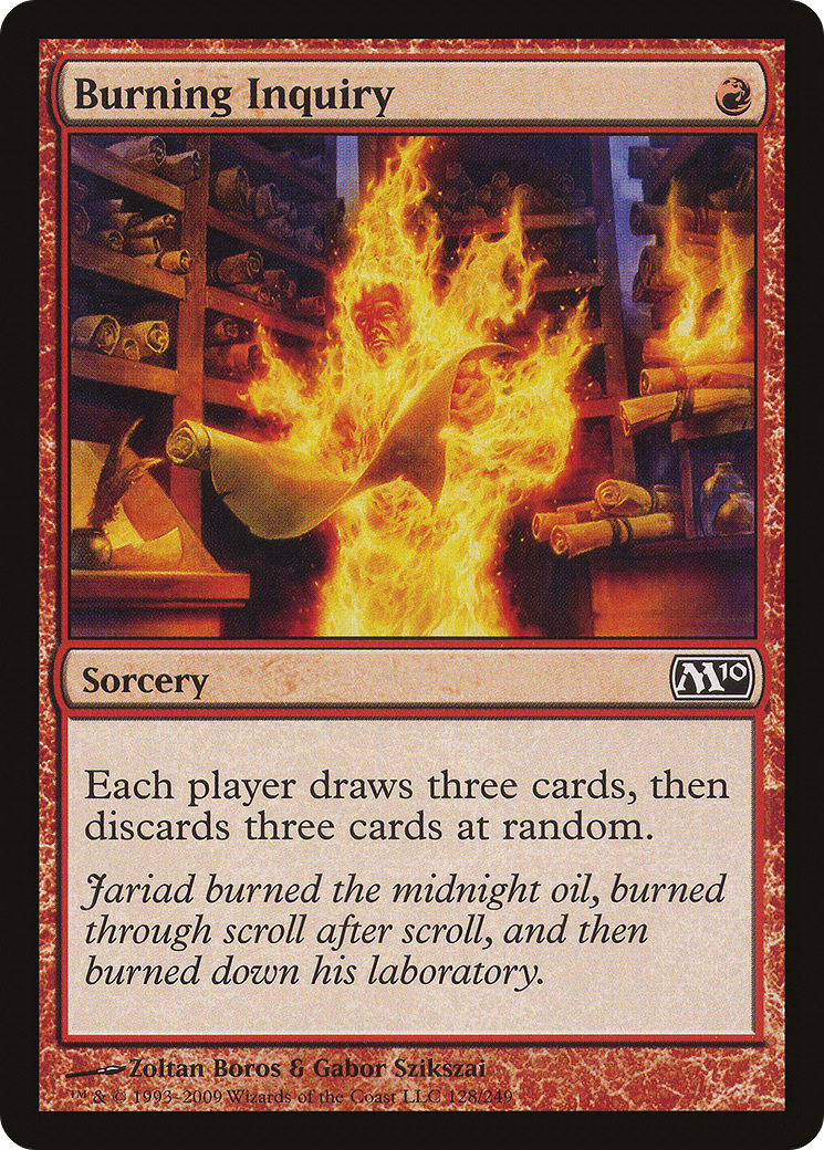 Image of Burning Inquiry (M10-128) - Magic 2010