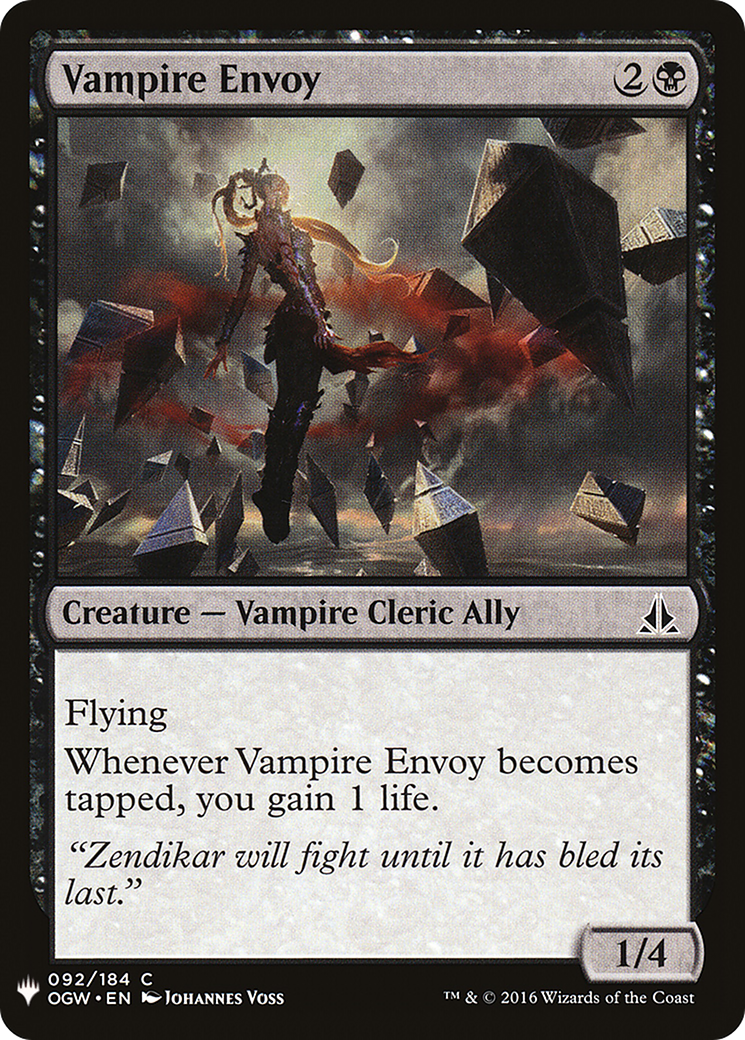 Image of Vampire Envoy (LIST-OGW-92) - The List