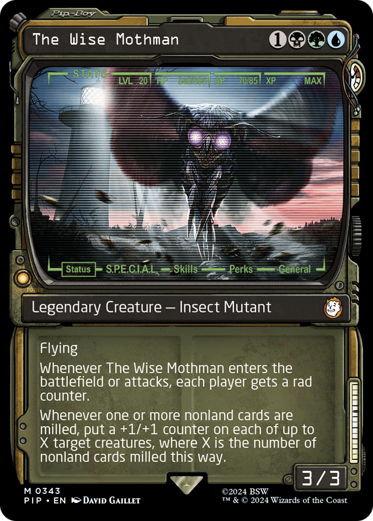 Image of The Wise Mothman (Showcase) (PIP-343) - Fallout: (Showcase) Foil