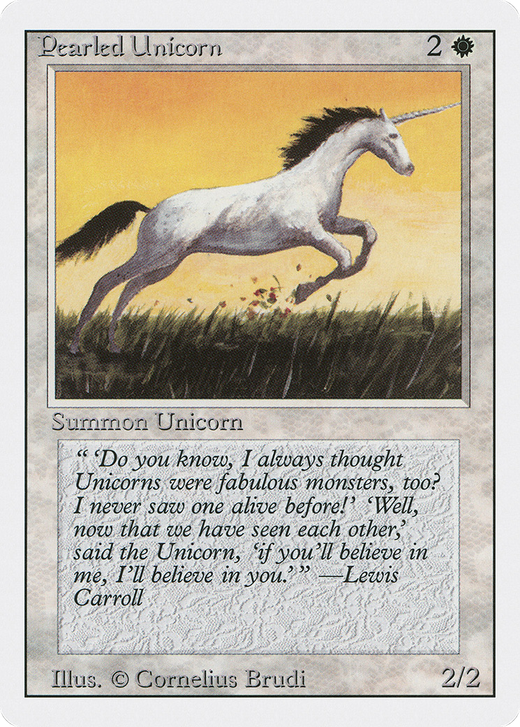 Image of Pearled Unicorn (3ED-) - Revised Edition