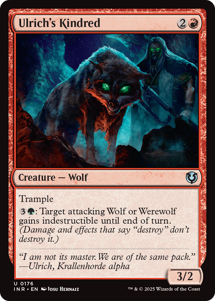Image of Ulrich's Kindred (INR-176) - Innistrad Remastered Foil