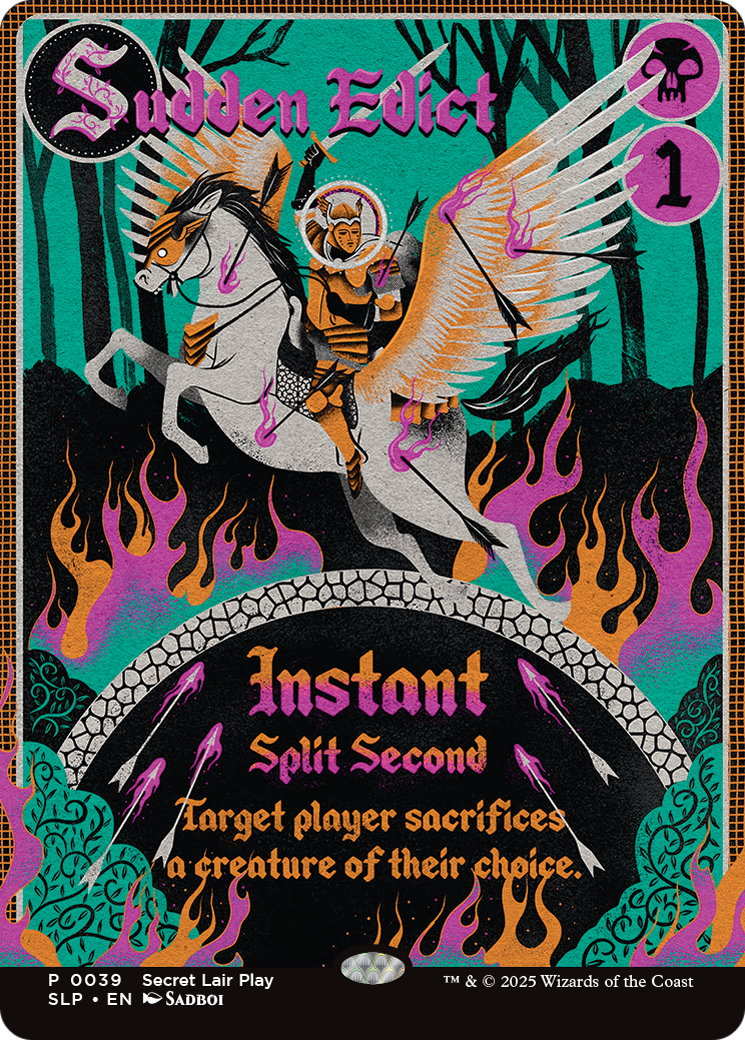 Image of Sudden Edict (SLP-039) - Secret Lair Showdown Foil