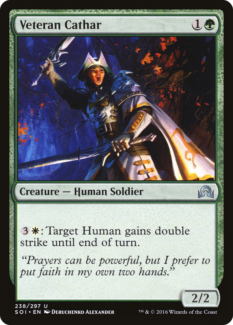 Image of Veteran Cathar (SOI-238) - Shadows over Innistrad