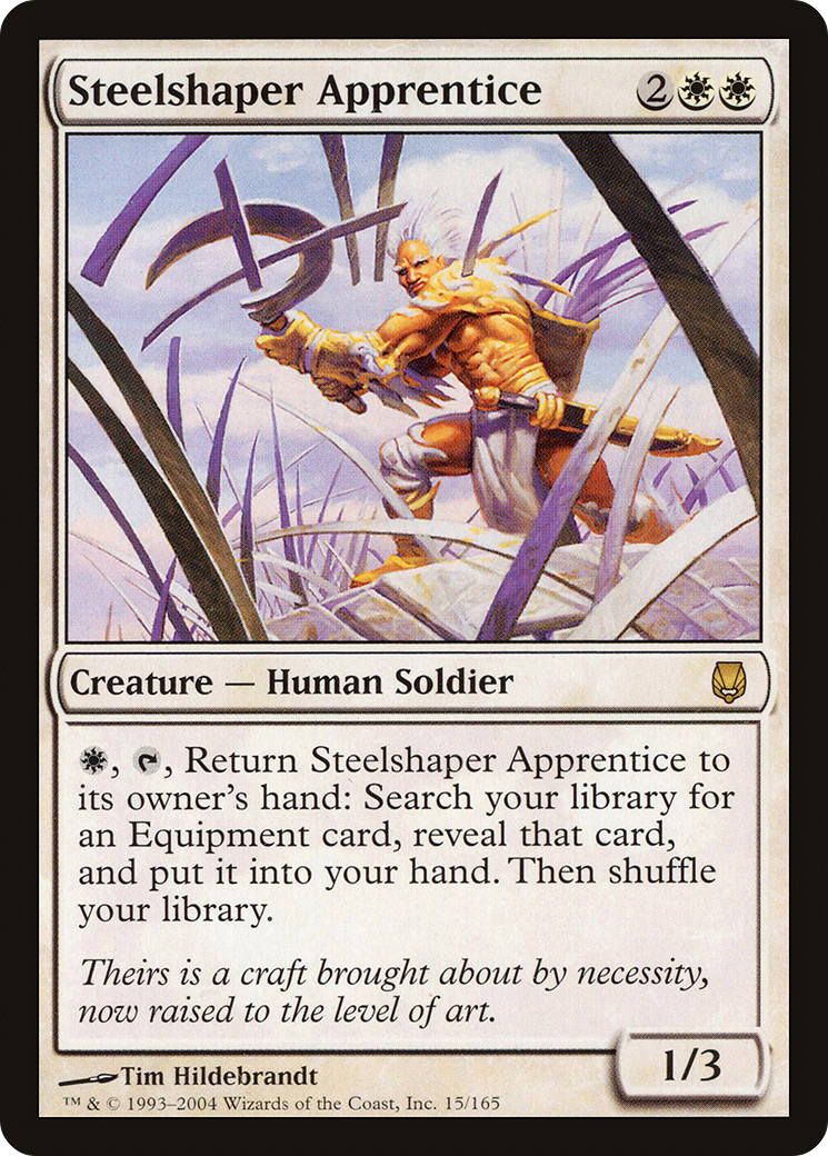Image of Steelshaper Apprentice (DST-015) - Darksteel Foil