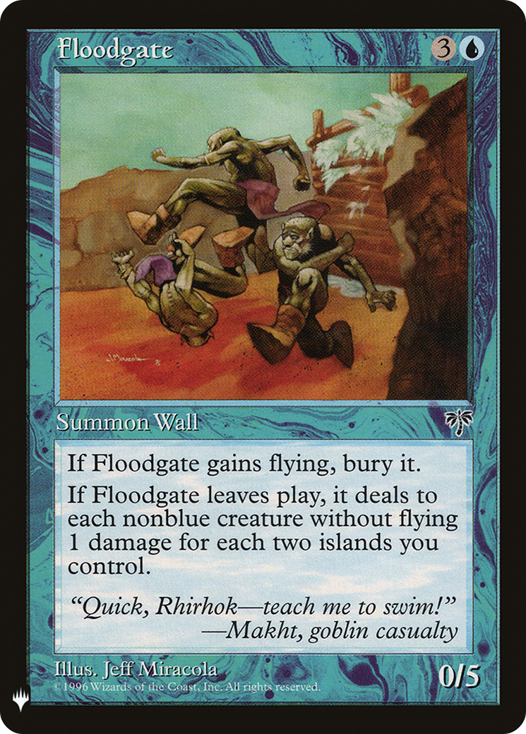 Image of Floodgate (LIST-MIR-67) - The List