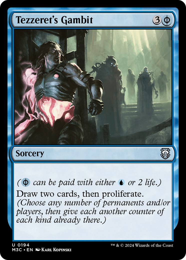Image of Tezzeret's Gambit (M3C-194) - Modern Horizons 3 Commander