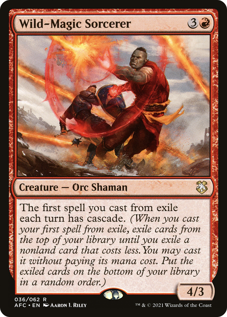 Image of Wild-Magic Sorcerer (AFC-036) - Forgotten Realms Commander