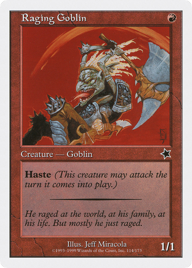 Image of Raging Goblin (S99-114) - Starter 1999