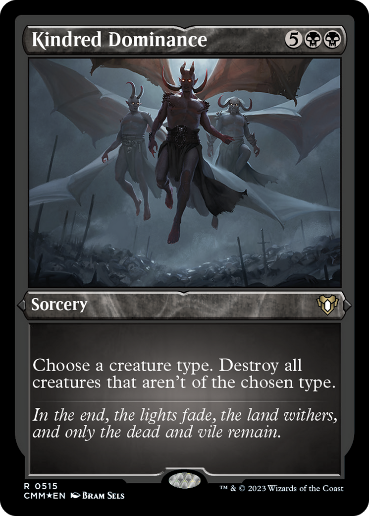 Image of Kindred Dominance (CMM-515) - Commander Masters Etched Foil