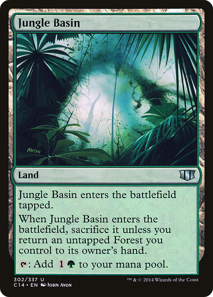 Image of Jungle Basin (C14-302) - Commander 2014