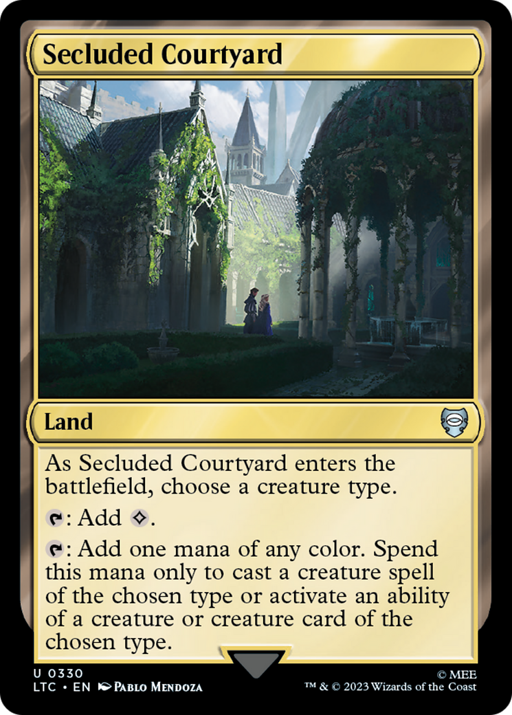 Image of Secluded Courtyard (LTC-330) - Tales of Middle-earth Commander