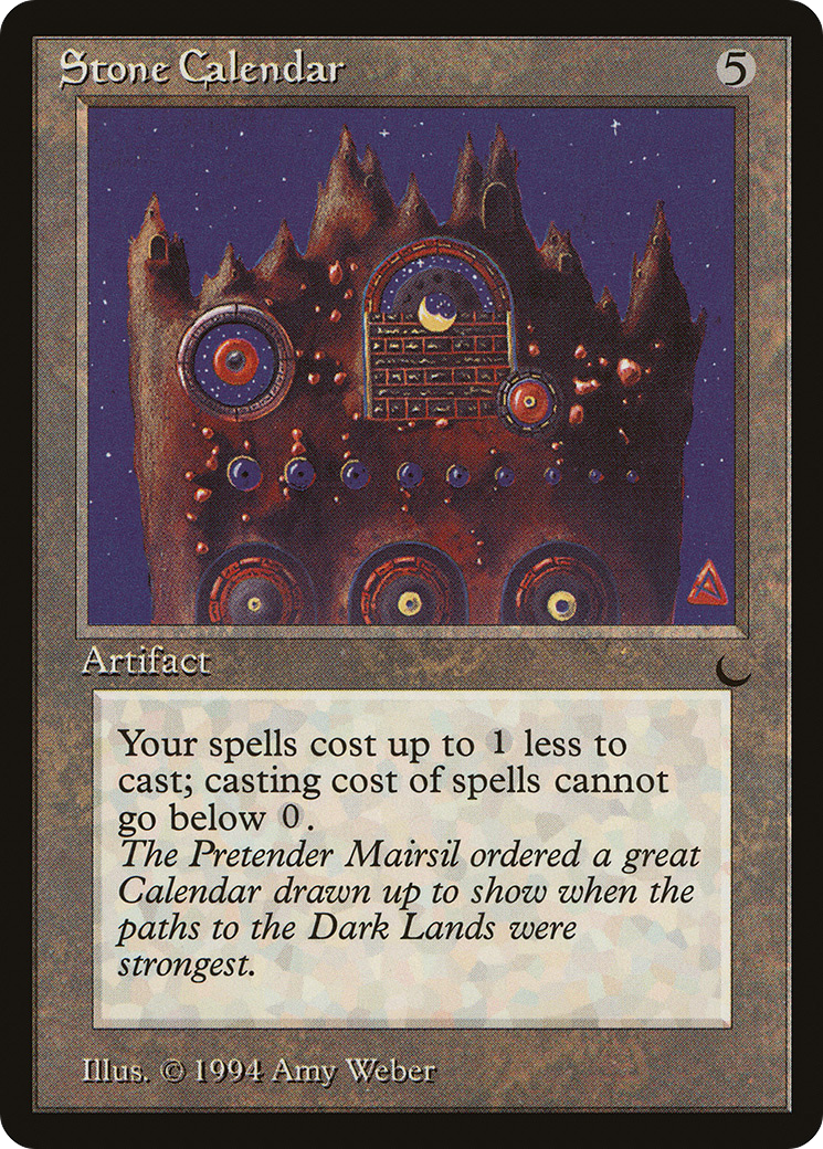 Image of Stone Calendar (DRK-) - The Dark