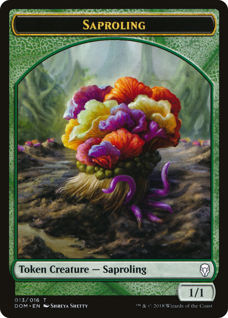 Image of Saproling Token (013) (DOM-013) - Dominaria Tokens