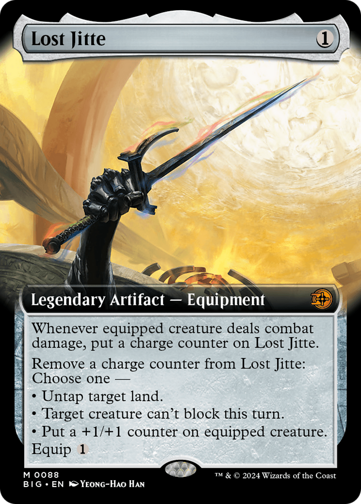 Image of Lost Jitte (Extended Art) (BIG-088) - The Big Score: (Extended Art) Foil