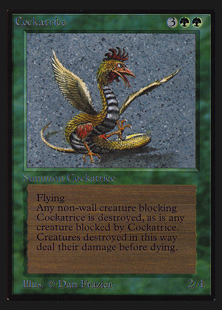 Image of Cockatrice (IE) (IED-) - Intl. Collectors' Edition