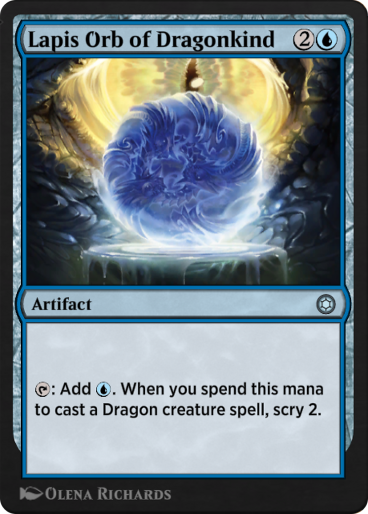 Image of Lapis Orb of Dragonkind (HBG-127) - Alchemy Horizons: Baldur's Gate