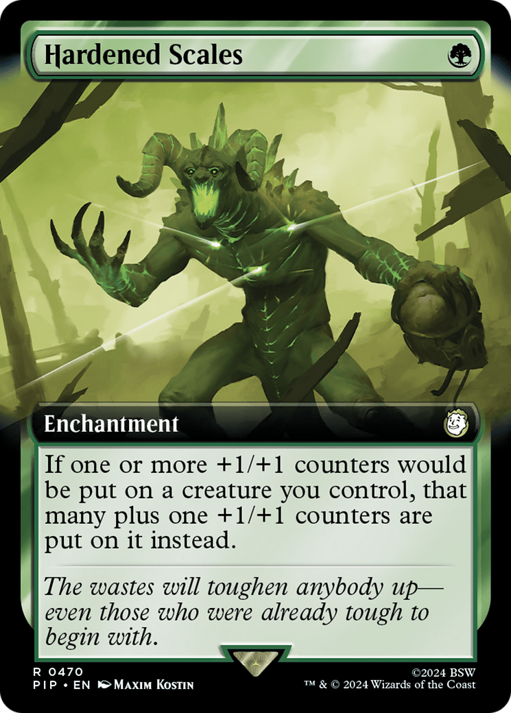 Image of Hardened Scales (Extended Art) (PIP-470) - Fallout: (Extended Art) Foil