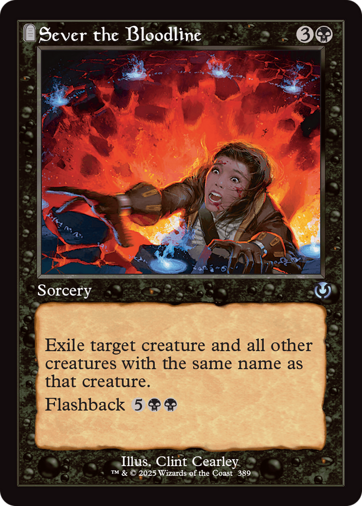 Image of Sever the Bloodline (Retro Frame) (INR-389) - Innistrad Remastered Foil