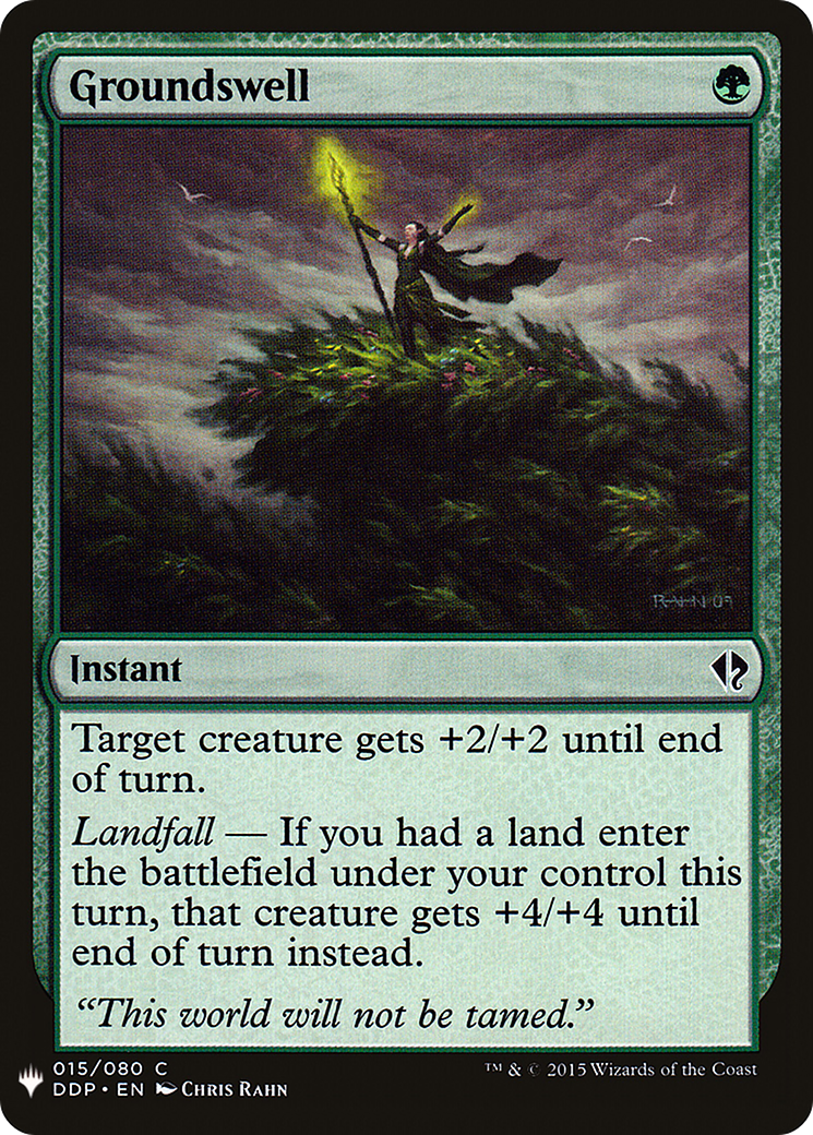 Image of Groundswell (LIST-DDP-15) - The List