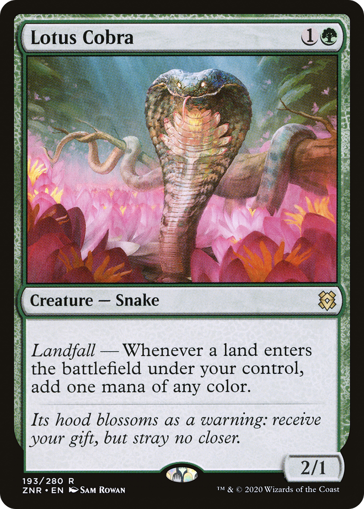 Image of Lotus Cobra (ZNR-193) - Zendikar Rising Foil