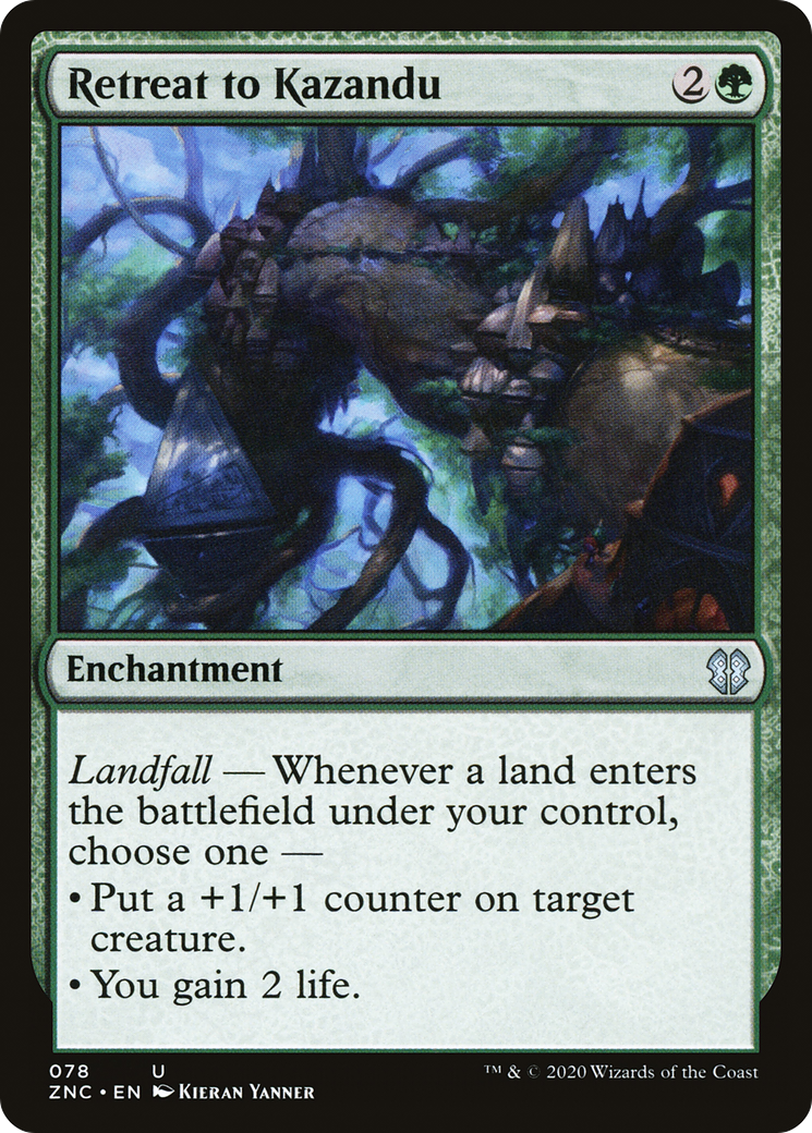 Image of Retreat to Kazandu (ZNC-078) - Zendikar Rising Commander