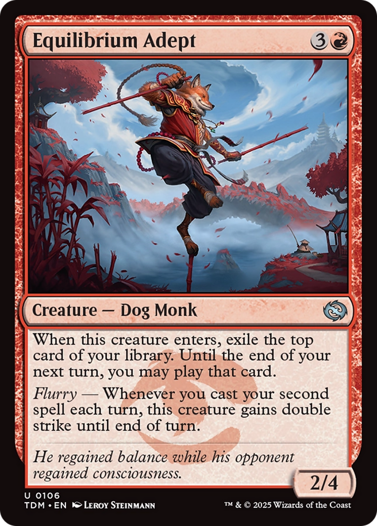 Image of Equilibrium Adept (TDM-106) - Tarkir: Dragonstorm Foil