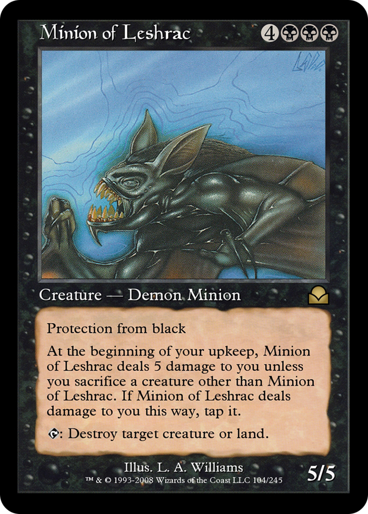 Image of Minion of Leshrac (ME2-104) - Masters Edition II