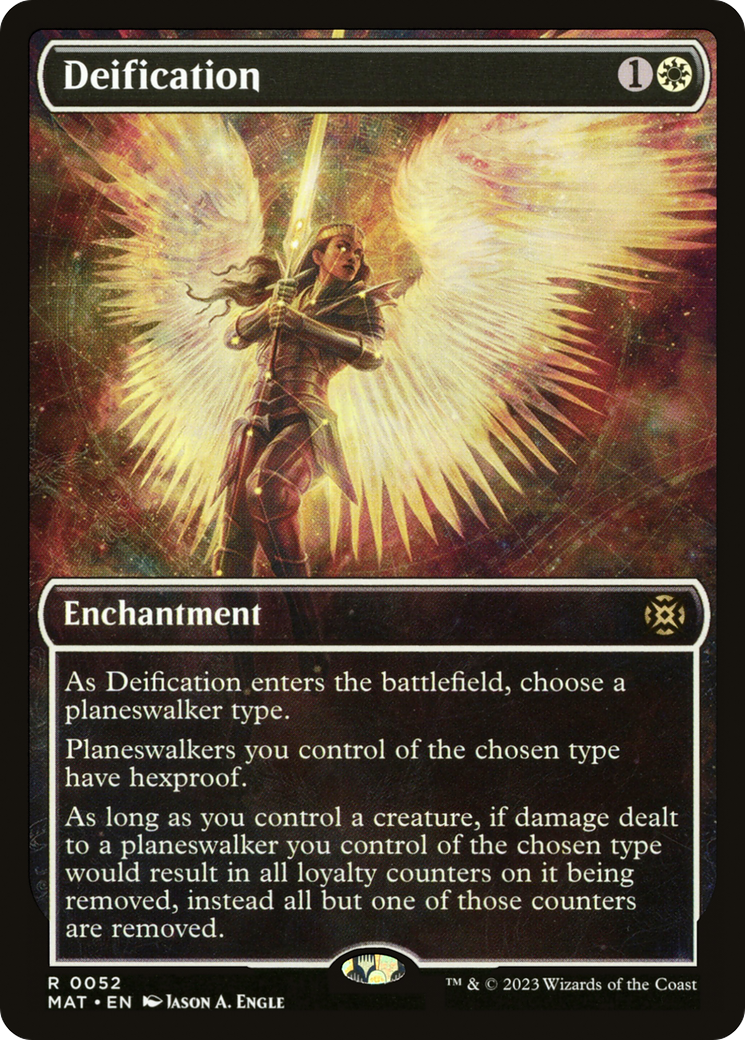 Image of Deification (Showcase) (MAT-052) - March of the Machine: The Aftermath: (Showcase) Foil