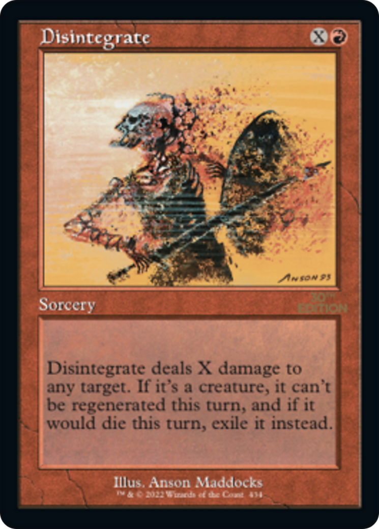 Image of Disintegrate (Retro Frame) (30A-434) - 30th Anniversary Edition