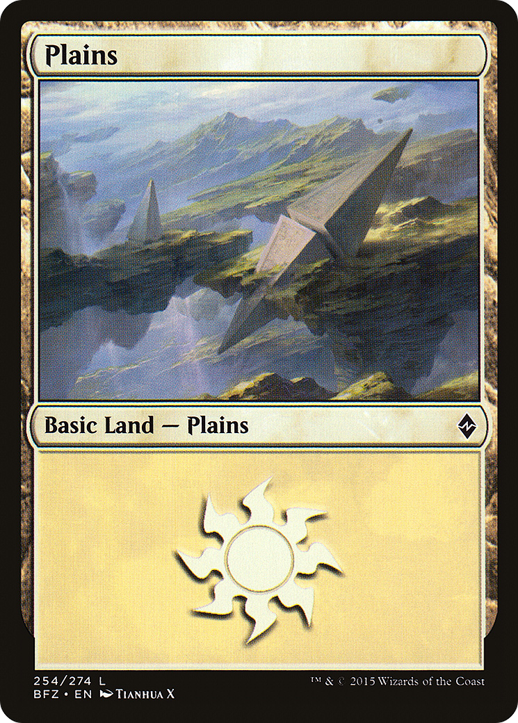 Image of Plains (254) (BFZ-254A) - Battle for Zendikar