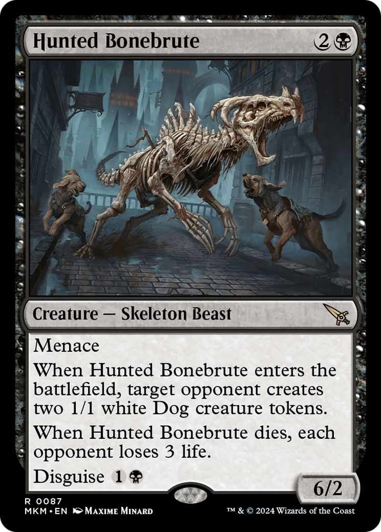 Image of Hunted Bonebrute (MKM-087) - Murders at Karlov Manor Foil