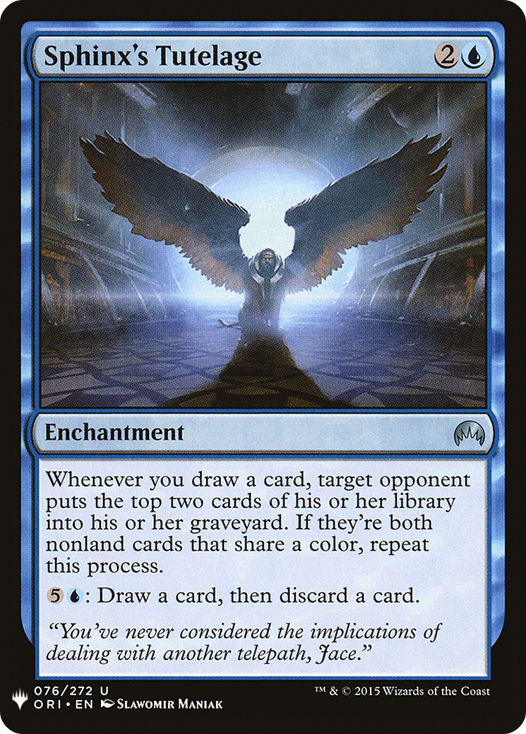 Image of Sphinx's Tutelage (LIST-ORI-76) - The List