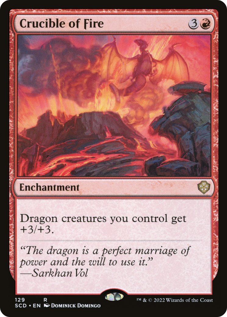 Image of Crucible of Fire (SCD-129) - Starter Commander Decks